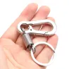 llaverollavero del clip de carabinero de acero inoxidable - llavero