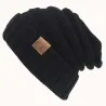 Vinter stickad ull hatt unisex
