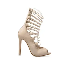Strappy alto tallone pompe