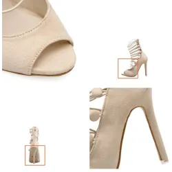 Strappy alto tallone pompe