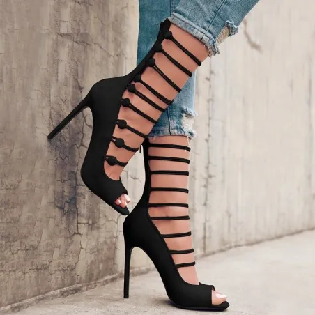 Strappy alto tallone pompe