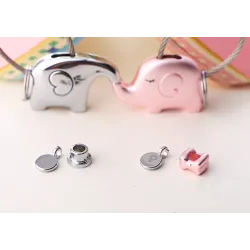 Elephant keychain för par