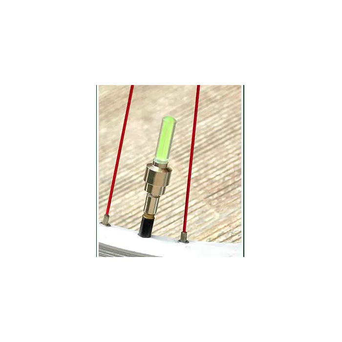 LED bicicleta roda válvula de pneu luz 2pcs