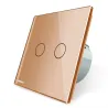 220 - 250V wall crystal glass touch switch panelVerlichting