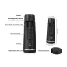 Telescopios40 x 60 telescopio mini monocular HD BAK4 con brújula