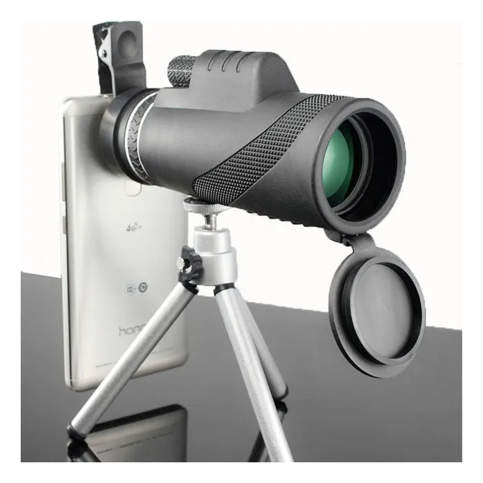 Telescopios40 x 60 HD monocular potente binocular - telescopio con visión nocturna