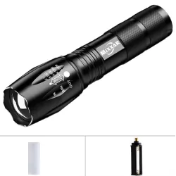 Torcia zoomabile della torcia LED portatile