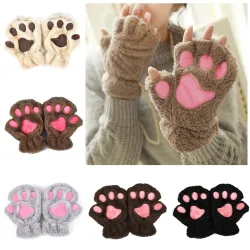 GuantesMitones de pata de oso - guantes sin dedos