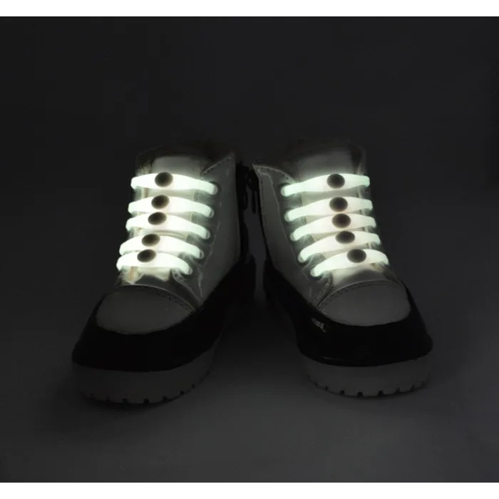 Silicone light up LED luminous shoelaces 12 pcs set