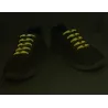 Silicone light up LED luminous shoelaces 12 pcs set