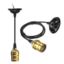 Accesorios de iluminaciónE27 Soporte de base de lámpara retro Edison