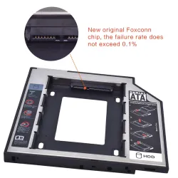 9.5 mm yleinen SATA Caddy SSD HDD 3.0 2.5" case hard drive disk sulkeminen