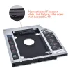 Universal aluminium SATA HDD Caddy 12.7mm box case enclosure optisk bay