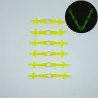 Silicone light up LED luminous shoelaces 12 pcs set