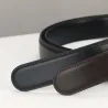 Cinto de couro genuíno com cinto de fivela automática