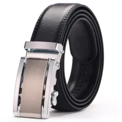 Todellinen cowhide nahka vyö automaattinen buckle vyö