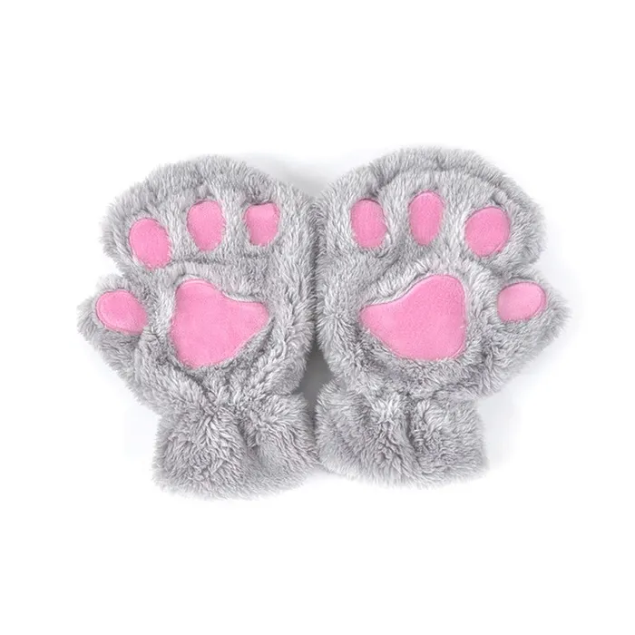 Luvas de pata de urso - luvas sem dedos plush
