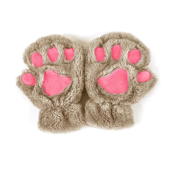 GuantesMitones de pata de oso - guantes sin dedos