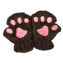 Luvas de pata de urso - luvas sem dedos plush