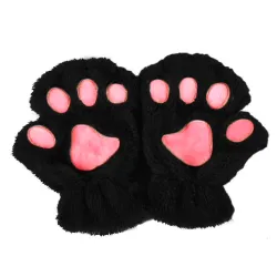 Luvas de pata de urso - luvas sem dedos plush