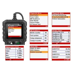 X431-3001 full OBD2 OBDII läsa koder - bil diagnostisk skanning