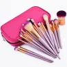 Professionell sminkborste set med zipper case bag 26 pcs