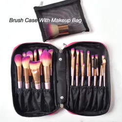 Professionell sminkborste set med zipper case bag 26 pcs