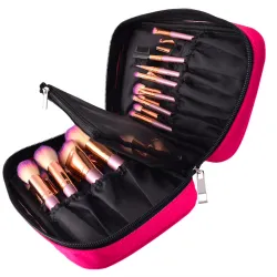 Professionell sminkborste set med zipper case bag 26 pcs