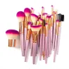 Professional makeup brush set with zipper case bag 26 pcs