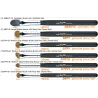 Super soft natural hair professional makeup brush set 18 pcs