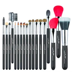 Super morbido naturale capelli trucco professionale pennello set 18 pz
