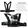 GoPro Hero och Xiaomi Yi GP27 justerbar bröstrems remsa stativ