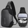 9,7 polegadas IPad repelente de água ombro crossbody saco do peito