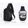 9,7 polegadas IPad repelente de água ombro crossbody saco do peito