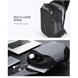 9,7 polegadas IPad repelente de água ombro crossbody saco do peito
