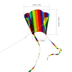 Utomhus färgglada kite