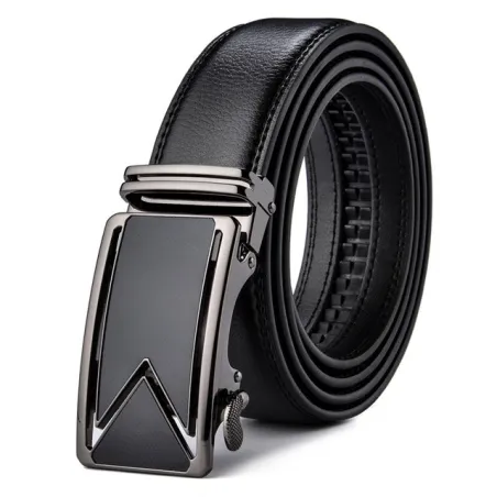 Ceinture en cuir véritable avec boucle automatique