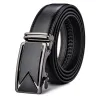 Ceinture en cuir véritable avec boucle automatique
