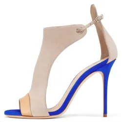 Sangle de seau haute talon pompes sandales