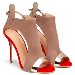 Sangle de seau haute talon pompes sandales