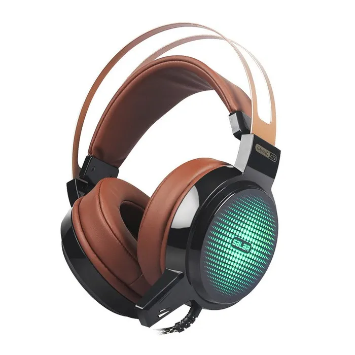 Cuffie auricolari da gioco a LED C13 con microfono e led