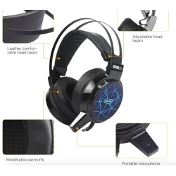 C13 LED gaming headset koptelefoon met microfoon & ledHeadsets
