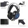 Cuffie auricolari da gioco a LED C13 con microfono e led