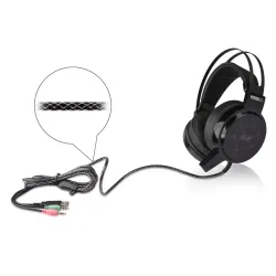 Casque casque de jeu LED C13 avec microphone & led