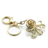 Crystal octopus keychain - keyring