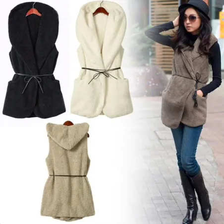 Veste de fourrure d'hiver