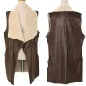 Slim Herbst Winter Lederweste
