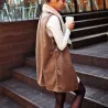 Slim Herbst Winter Lederweste