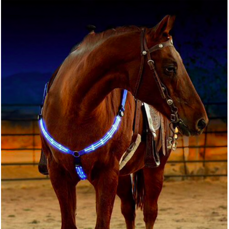 LED hevonen valjastaa rintakehän rintakehän kaulakorua
