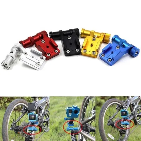 SoportesGopro Hero 6 5 4 3 - Xiaomi Yi - 4K - SJ5000 - Cámara Deportiva - soporte de aluminio para bicicleta - montaje - sopo...